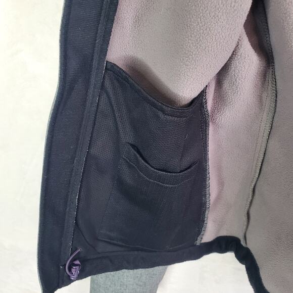 The North Face Windwall Full Zip Jacket Womens Medium Gray Wind Water Resistant - Picture 5 of 10